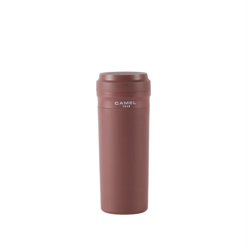 Camel Cuppa35｜350ml Glass Vacuum Mug with Plastic Outershell