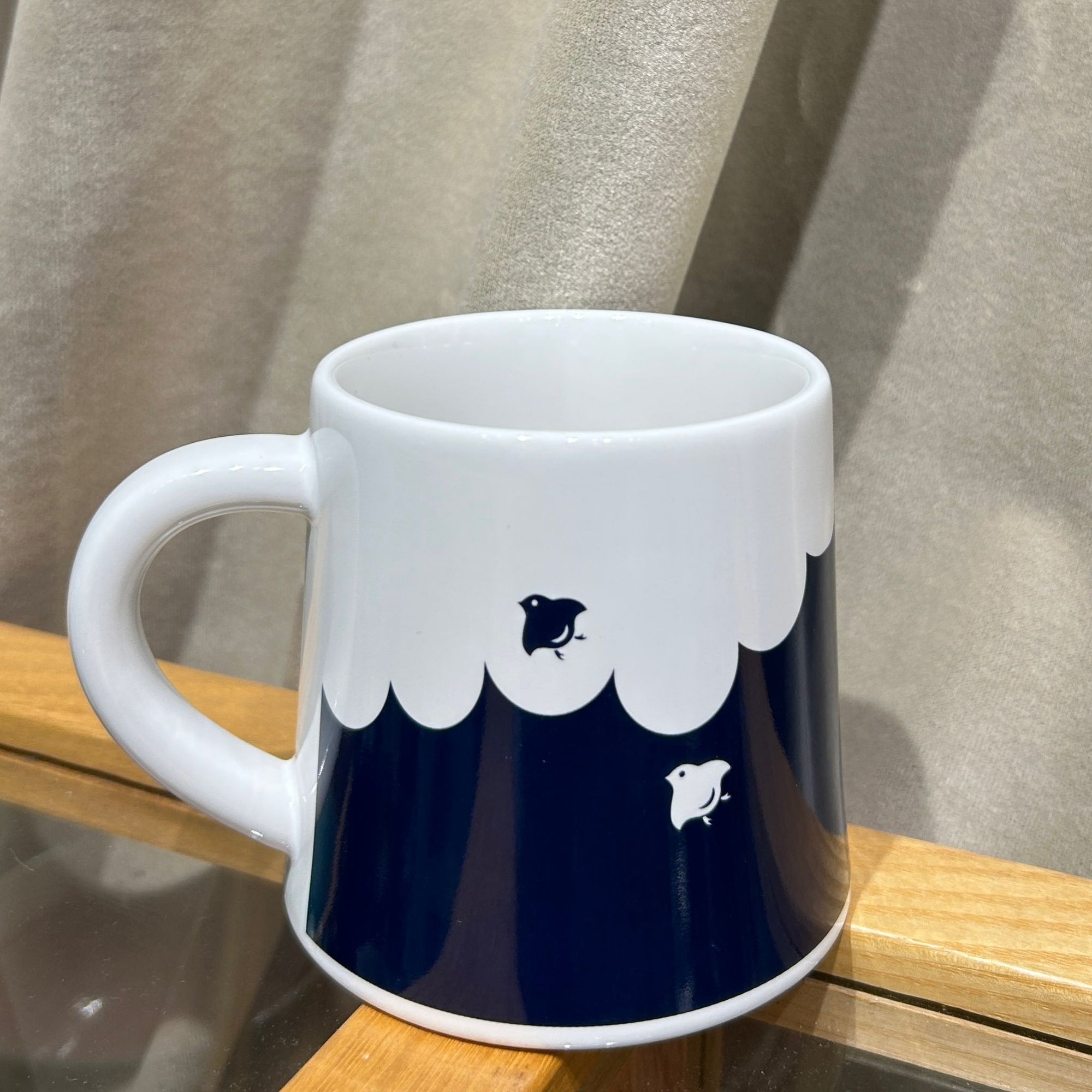 日本美濃燒富士山陶瓷杯