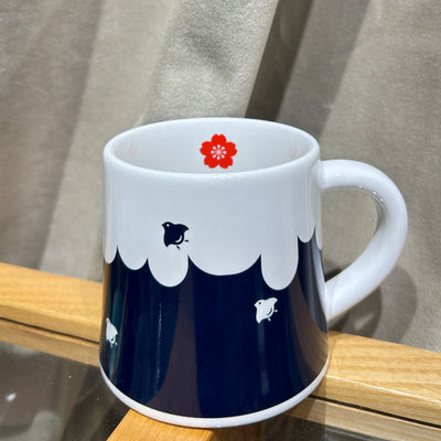 日本美濃燒富士山陶瓷杯