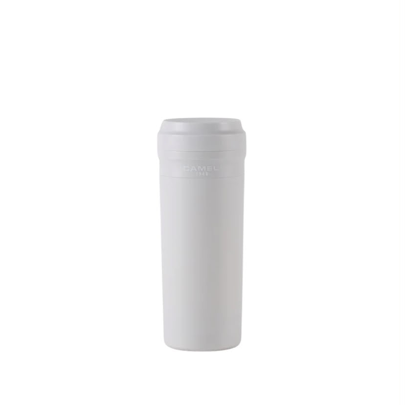 Camel Cuppa35｜350ml Glass Vacuum Mug with Plastic Outershell