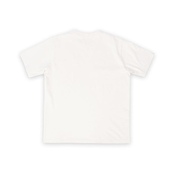 Back view of the white Lazy Cat Tee at Grandmama Store in Hong Kong.