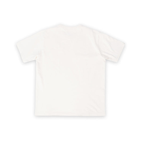 Back view of the white Lazy Cat Tee at Grandmama Store in Hong Kong.