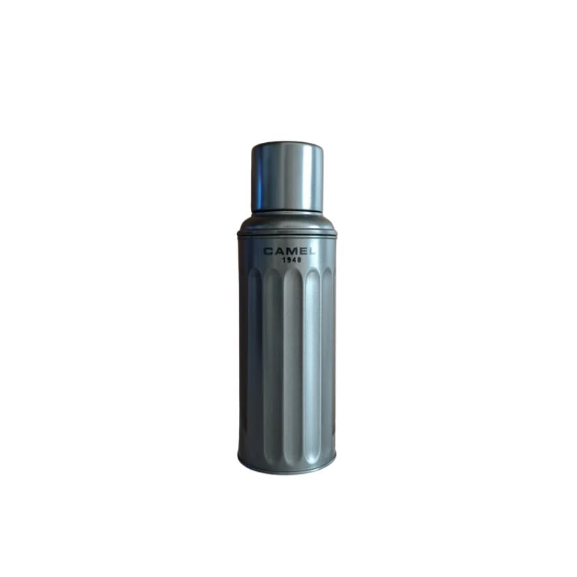 Camel 122 Glass Vacuum Flask 450ml in Gunmetal Grey at Grandmama Store in Hong Kong