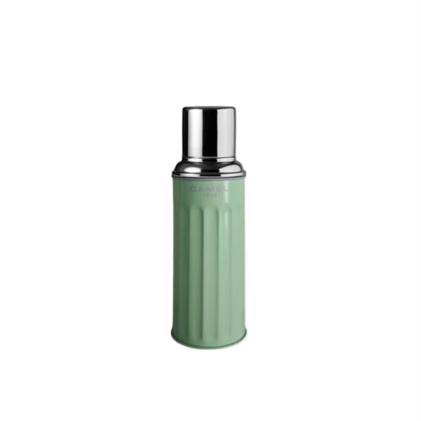 Camel 122 Glass Vacuum Flask 450ml in Sage Green at Grandmama Store in Hong Kong
