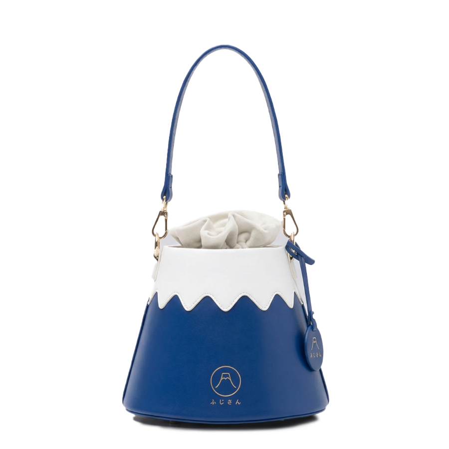 Navy blue and white Mt. Fuji Goen Bag in Night colourway at Grandmama Store in Hong Kong.