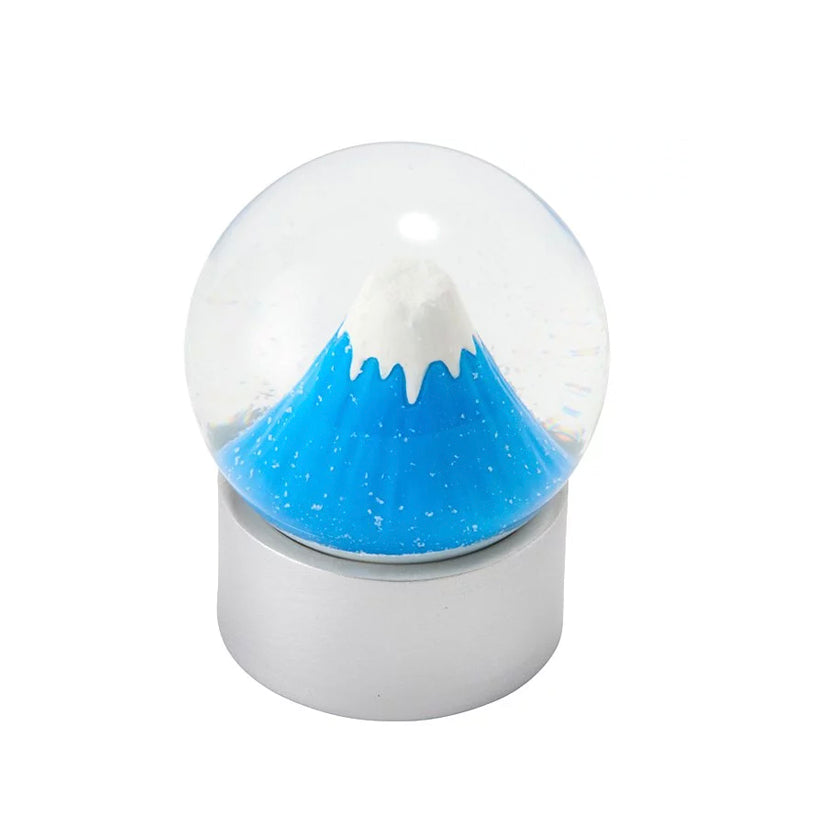 富士山雪景水晶球