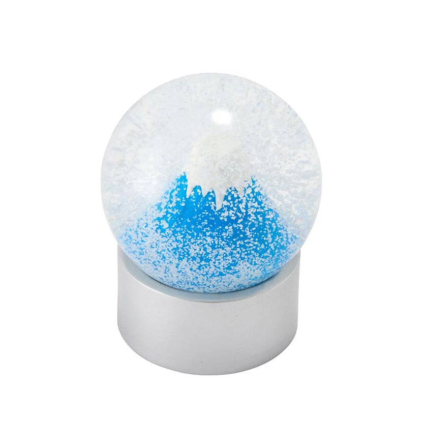 富士山雪景水晶球