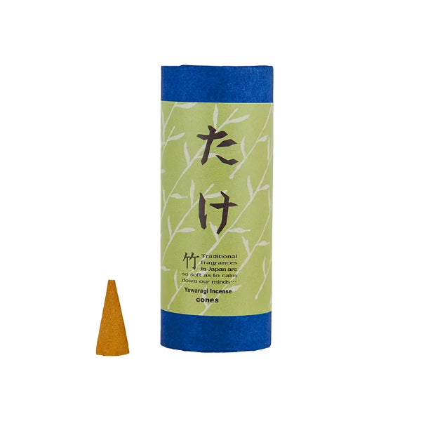 Take Bamboo Japanese cone Incense Stick in blue tube at Grandmama Store in Hong Kong