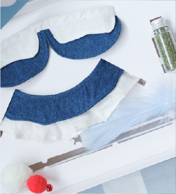 blue-denim-pet-collars-flat-lay-design-details-Fuji-Meow-Bossy-Necktie-Hong-Kong-Kwun-Tong-Grandmama-store
