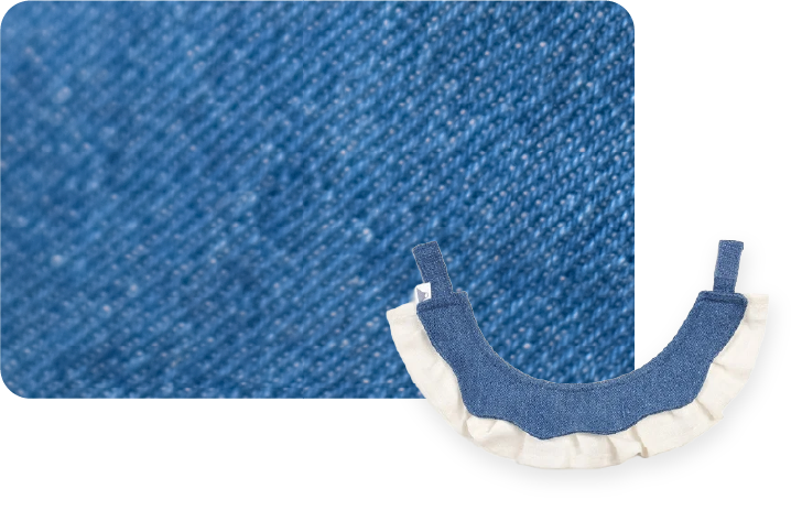 blue-denim-scalloped-pet-collar-texture-detail-Fuji-Meow-Stylish-Fuji-Collar-Hong-Kong-Kwun-Tong-Grandmama-store
