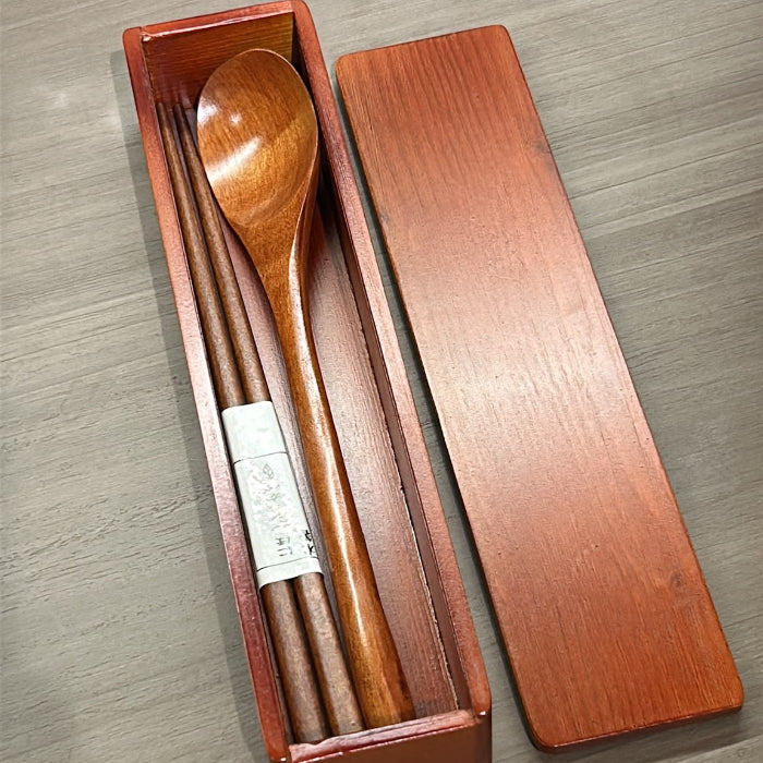 盒裝日本大箸湯匙套裝