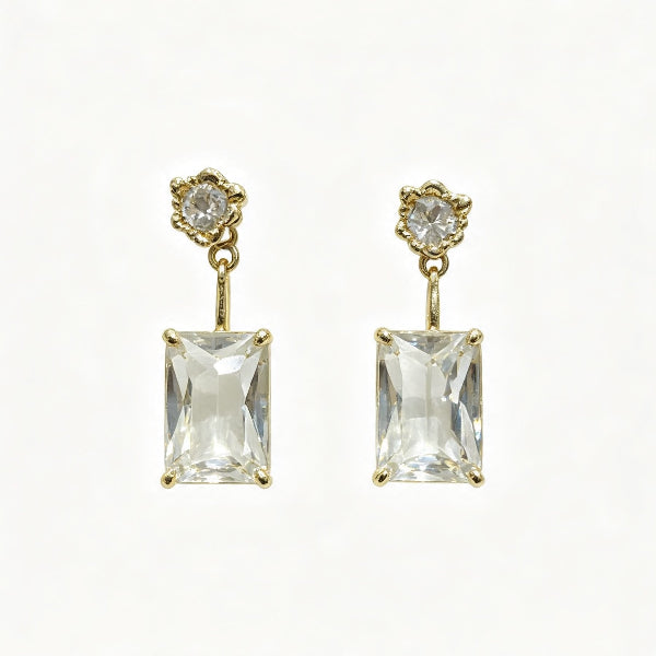 grandmama-cafe-gold-flower-crystal-stud-rectangular-gem-drop-earrings-hong-kong