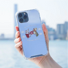 《Dancing Cat Phone Case》Mirror｜Retro Red
